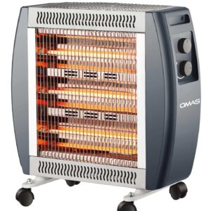 תנור חימום קוורץ לבית OMAS 2902 2000W